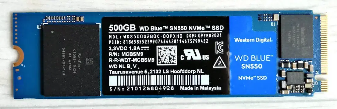 500GB WD Blue SN550 NVMe SSD | 브랜드 중고거래 플랫폼, 번개장터